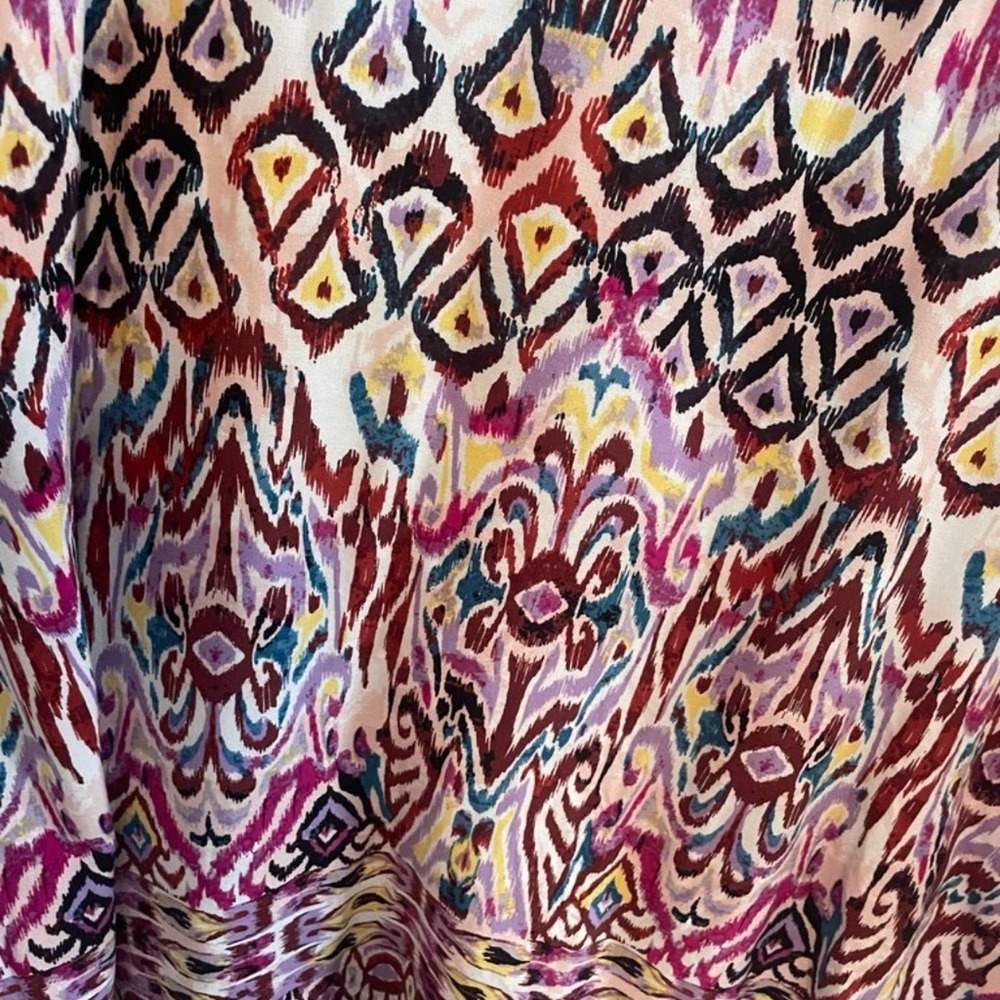 Xhilaration Ikat Cold-Shoulder Dress - Picture 7 of 7
